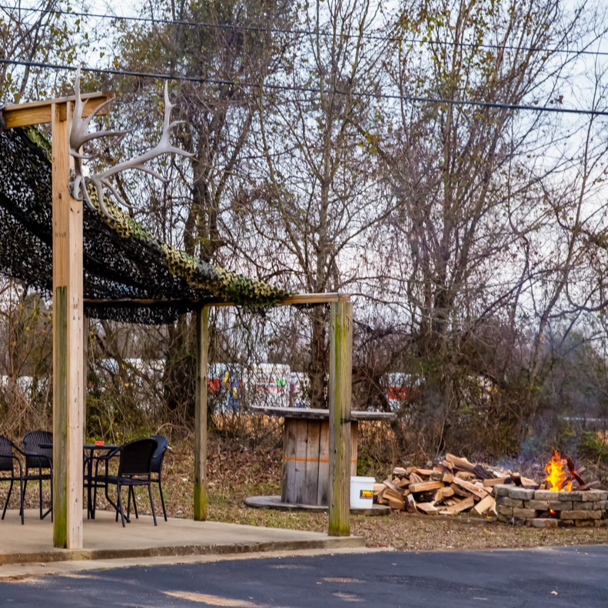 Long summer days means there's more daylight to enjoy the patio.