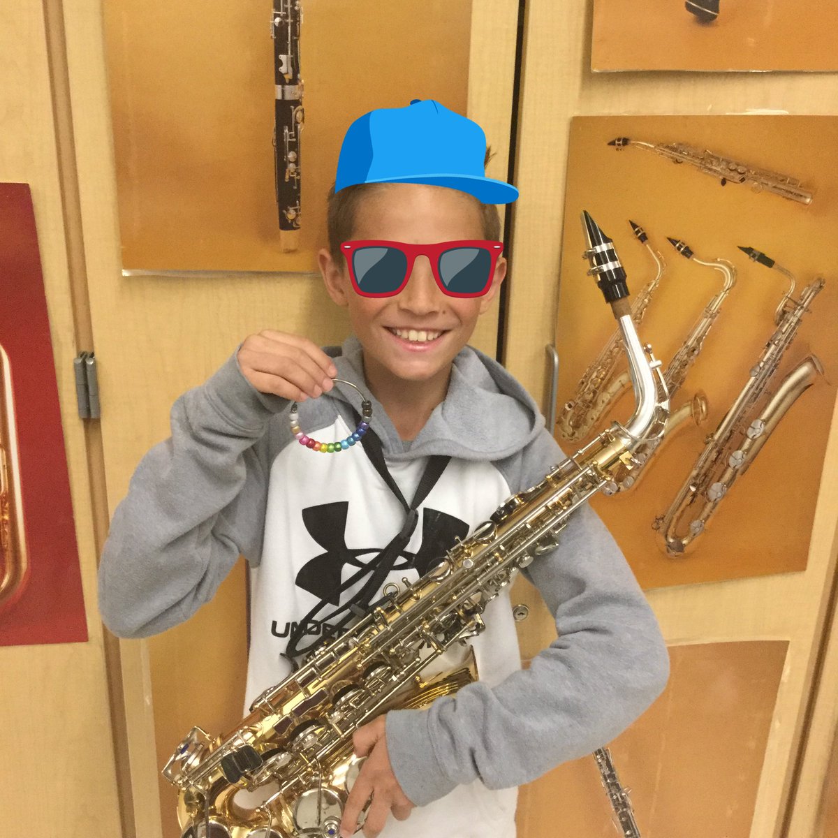 This guy just earned his black bead! It’s been so exciting to see these students put in so much extra time right at the end of the year!  We’re already looking forward to next year!  #TheMusicBeadChallenge