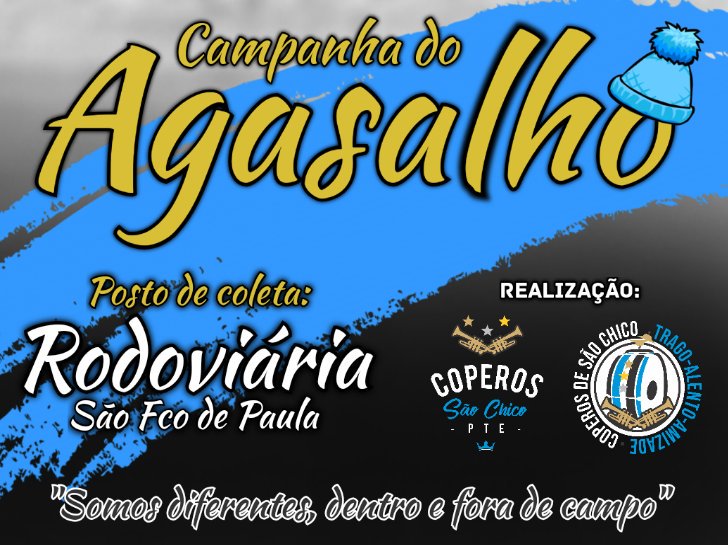 flavinhovieyra's tweet photo. Nossa campanha já está valendo!
Vamos fazer nossa parte! Independente do clube que torças, nesta hora todos jogamos no mesmo time, no da solidariedade!
#Coperos #SomosDiferentesDentroeForadeCampo https://t.co/JH4J4ut0ll