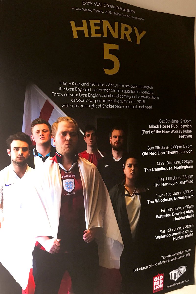 johnjtomlinson's tweet image. Ben Wilson + Shakespeare + Football in a pub. Let’s do this!