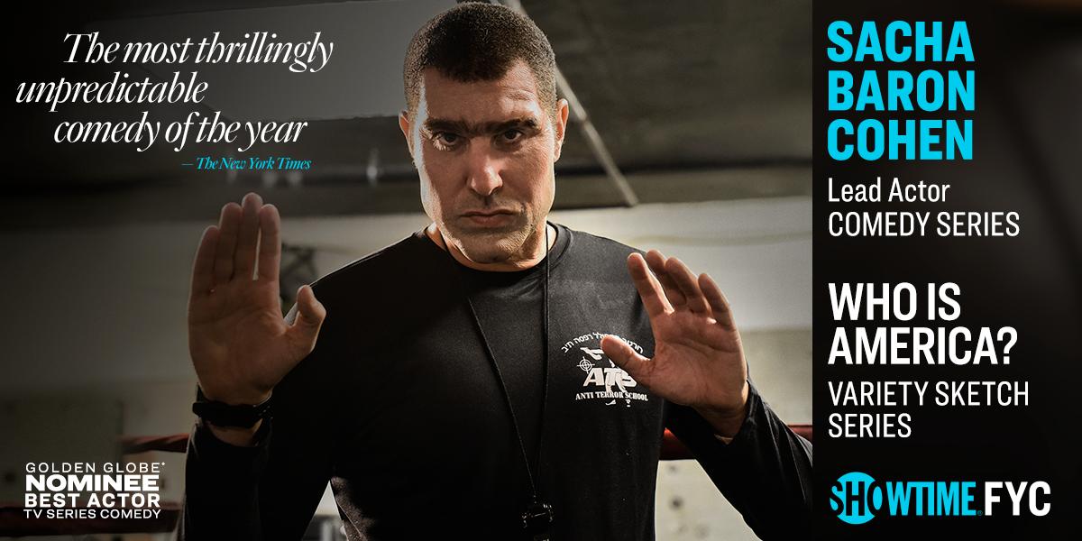 It's #Emmys season, #WhoIsAmerica fans. In the words of #ErranMorrad, let's go! #SHOemmyFYC #Showtime