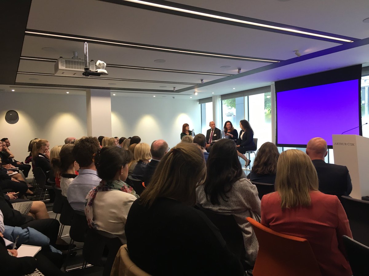 ⁦⁦<a href="/HynesLin/">Linda Hynes</a>⁩ chairing a very interesting panel for ⁦<a href="/elai_irl/">ELAI</a>⁩ on #GDPR one year on. Excellent insight from a regulatory, advisory and in-house perspective ⁦#fullhouse