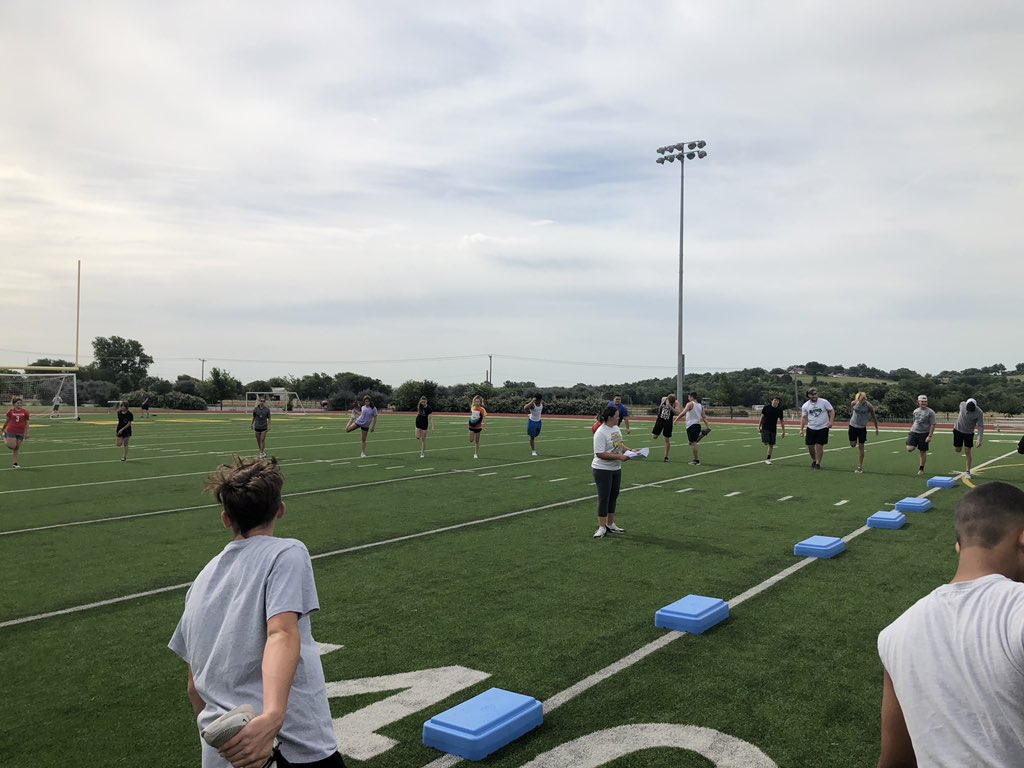 Great turnout by all of our MS and HS Bobcats today.. 75+ on Day 2!! #StrengthInNumbers!! Keep up the good work and  we hope we see more Bobcats tomorrow!! #FAMILYALLIN <a href="/BenbrookMHS/">Benbrook Middle-High</a> <a href="/FWISDAthletics/">FWISD Athletics</a>