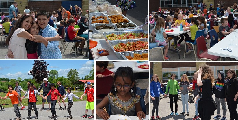 MrsHipgrave's tweet photo. This is how we celebrate Eid at @HighlandHtsPs! We ate, danced, sang, &amp; enjoyed a beautiful afternoon outside. Thank you to @OMGGrillPtbo and our amazing staff for all of your hard work &amp; support to make this day such a success. Our hearts and our stomachs are full! #KPRisAwesome https://t.co/LqXsrVo2my