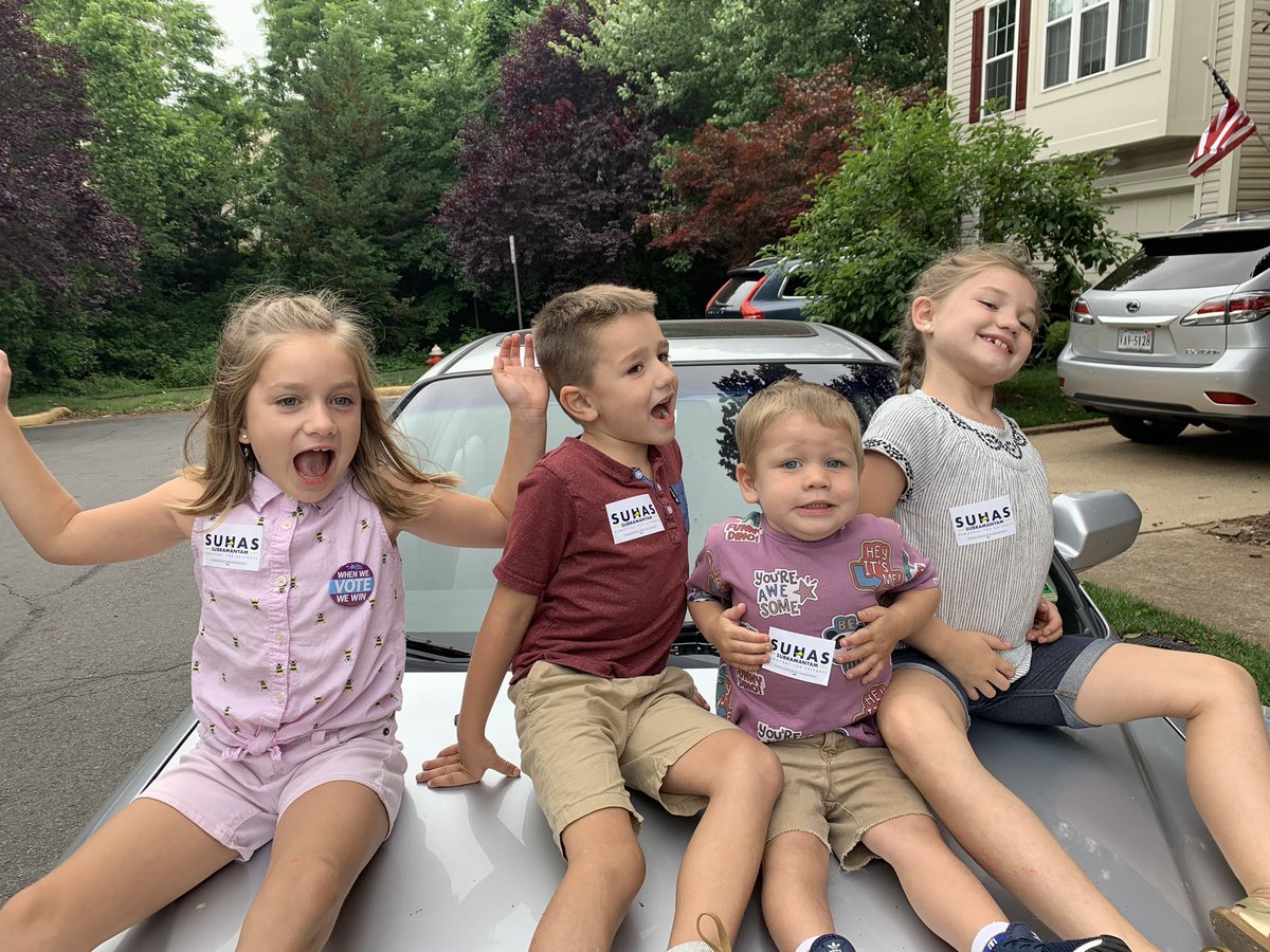 sylviaglass2023's tweet photo. VOTING IS TODAY!! Don’t forget to go to your polling place and VOTE!! #VoteForSuhas #VoteForJustin @SuhasforVA @JustinPHannah #govote #gotv #getoutthevote #vote https://t.co/xJia6lkj42