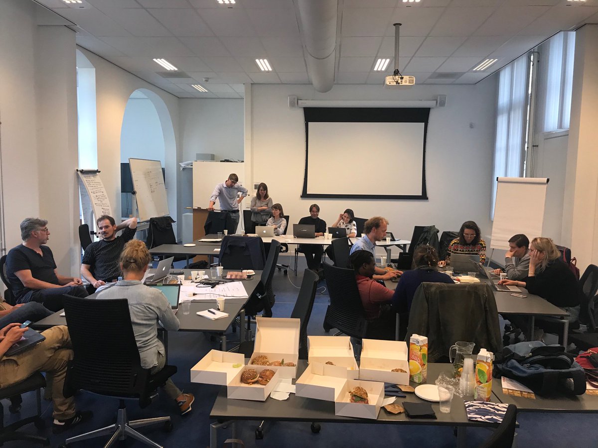 ClaartjeR's tweet image. What to do with 40,000 transcribed scans of 18C Notarial deeds? Plenty of ideas and hard work @adamtimemachine datasprint with @stadsarchief #linkeddata #topicmodeling @Transkribus @GoldenAgents @CREATE_UvA
