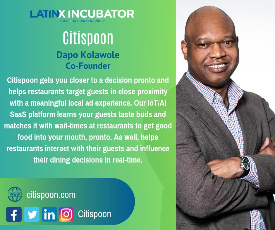 ihccbusiness's tweet photo. Cohort 5 Spotlight: @Citispoon is on a mission to make your dining experience efficient and satisfying! Come learn more about the app at our Incubator Showcase https://t.co/odCYwkoQSg and contribute to the big award of the night at https://t.co/Zxs6tyUbOq! https://t.co/DKC2YihXQV