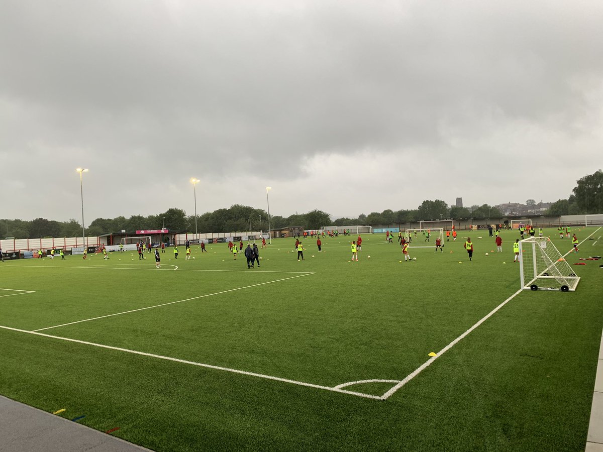 🤩 The @nflfcjuniors try outs are underway! Great turnout across both sessions despite the rain! 

🗣 YOU REDS!!! 

#NFFC #WePlayStrong