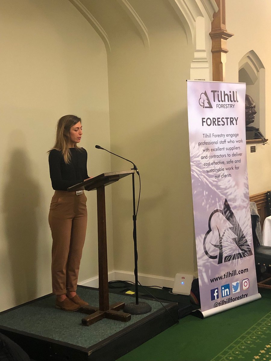 StuGood3's tweet photo. Last year’s winner of the #futureisforestry prize @LornaEJo reads from her winning essay at great Westminster launch of the 2019 competition @forestsandwood @TilhillForestry @bswtimber @ForestryComm https://t.co/Fph83bkUce