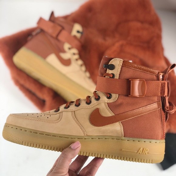 nike sf air force 1 mid premium praline