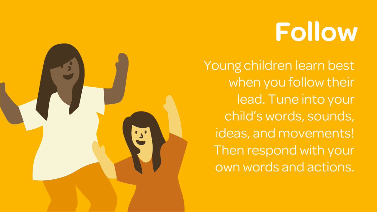 joinvroom's tweet image. Powerful #BrainBuilding moments are created by letting your child lead! @HarvardCenter shares how following your child’s lead is an important part of back and forth interactions that build a strong foundation for future learning. #ServeAndReturn developingchild.harvard.edu/resources/5-st…