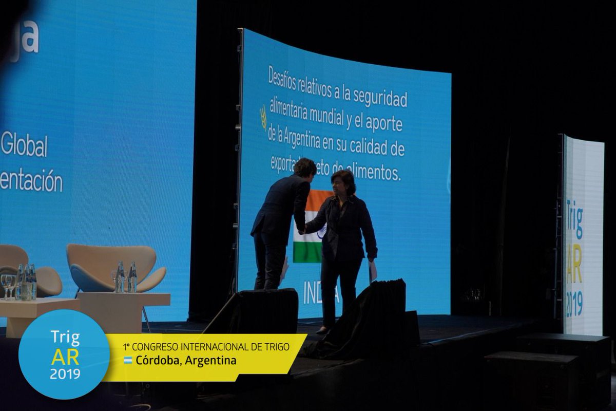 #TrigAR2019
El #Trigo nos alimenta, el #Trigo nos reúne.
@MinAgriCbay <a href="/BCCBA/">Bolsa de Cereales de Córdoba</a>   
#TrigoArgentino #IniciativaFederal #PublicoPrivada #Gracias