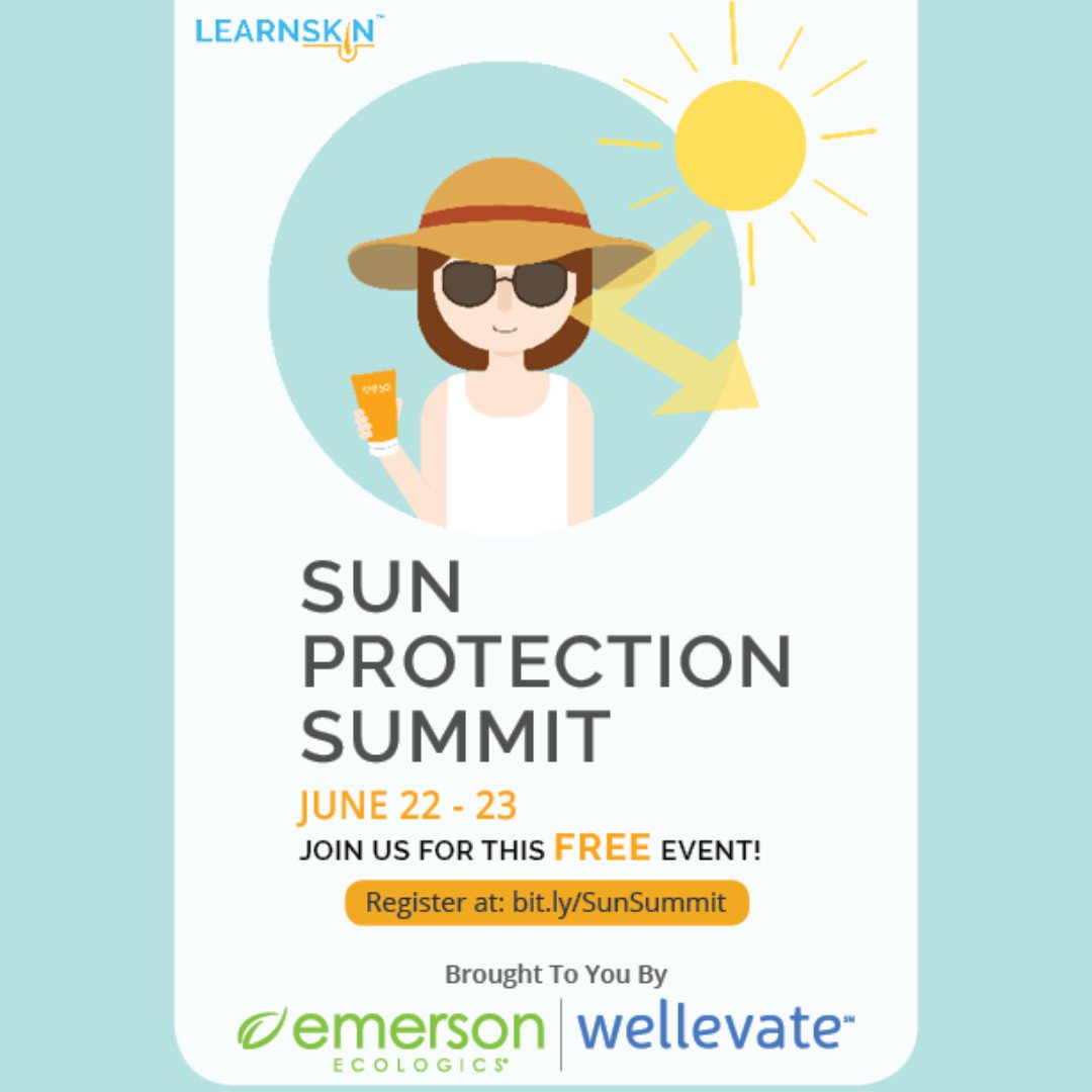 Summer is right around the corner! We'll be kicking off June 21-22 with a FREE Sun Protection Summit. 
Register for free: 
learnskin.com/social/series/…