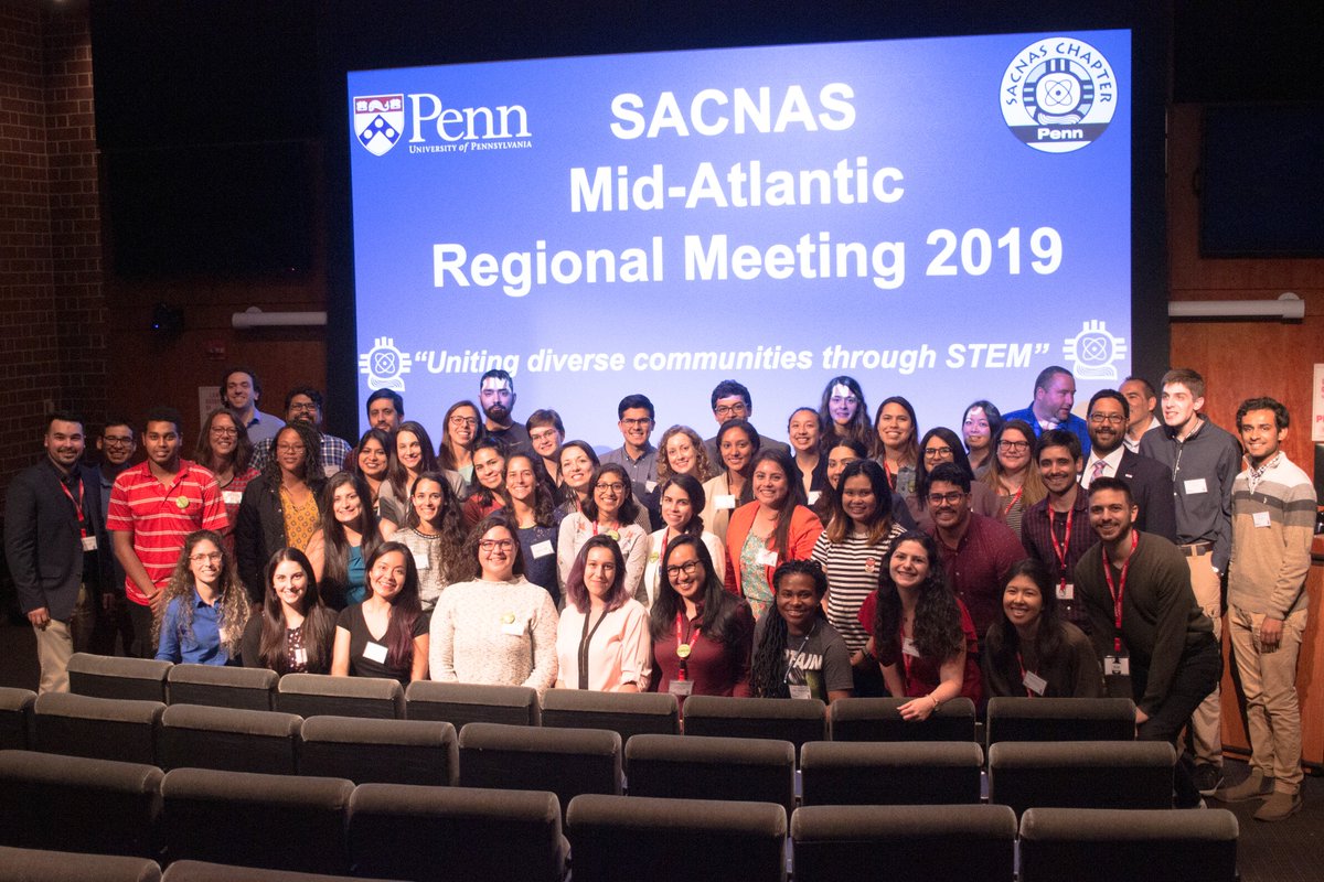 CONGRATS to <a href="/Penn_SACNAS/">Penn SACNAS</a> for a successful Regional Meeting yesterday! These SACNISTAs did fantastic (&amp; CRITICAL) work "uniting diverse communities through #STEM" via workshops, presentations, networking &amp;more 🙌🏿🙌🏾🙌🏼 #SACNASchapters

Check out #SACNASMidAtlantic19 for highlights💫