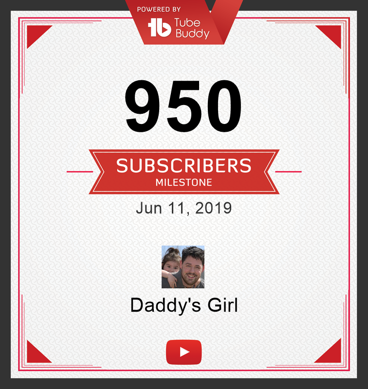 _daddysg1rl's tweet photo. ‼️ACHIEVED OUR 950 SUBSCRIBER GOAL ‼️

We have (BY FAR) THE BEST DG FAMILY ON YOUTUBE!

Guys, we are extremely blessed for having you! Thank you for coming to our Lives. We are Lucky to have you!  
⁣⁣
#ThankYouFam #TheDGFamily #TheBestFamilyonYouTube #WeLoveYouGuys #YouTube https://t.co/OBtOEqXCQg