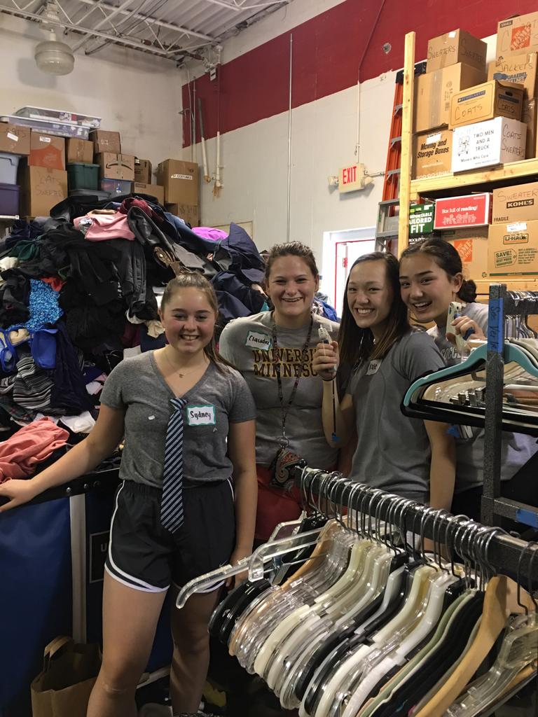 Claire Shea on Twitter: "Working hard at Blessings Abound Thrift ...