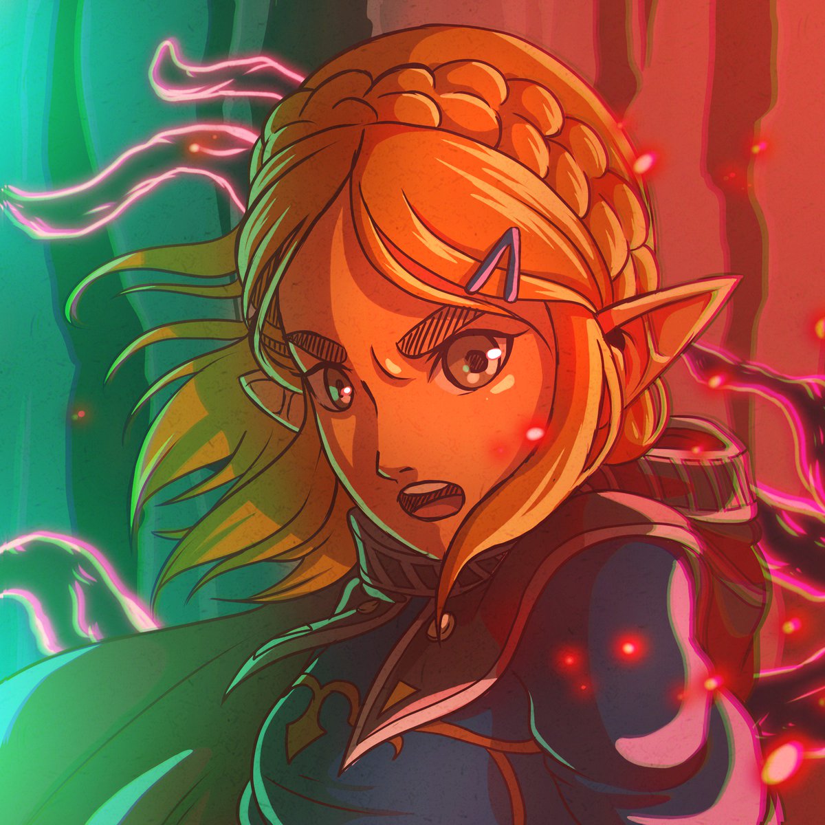Kioraka בטוויטר No He Podido Evitarlo Esta Tan Preciosa Con El Pelo Corto Zelda Botw2