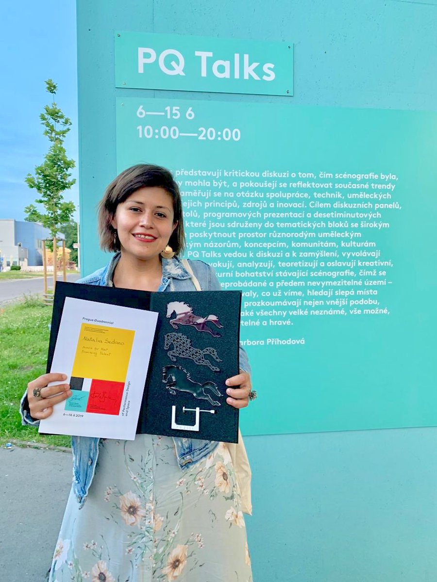 Acaban de darme el ‘Award For Most Promising Talent’ en la PQ 2019 y nada, sigo pensando que es un sueño y no quiero que nunca acabe.