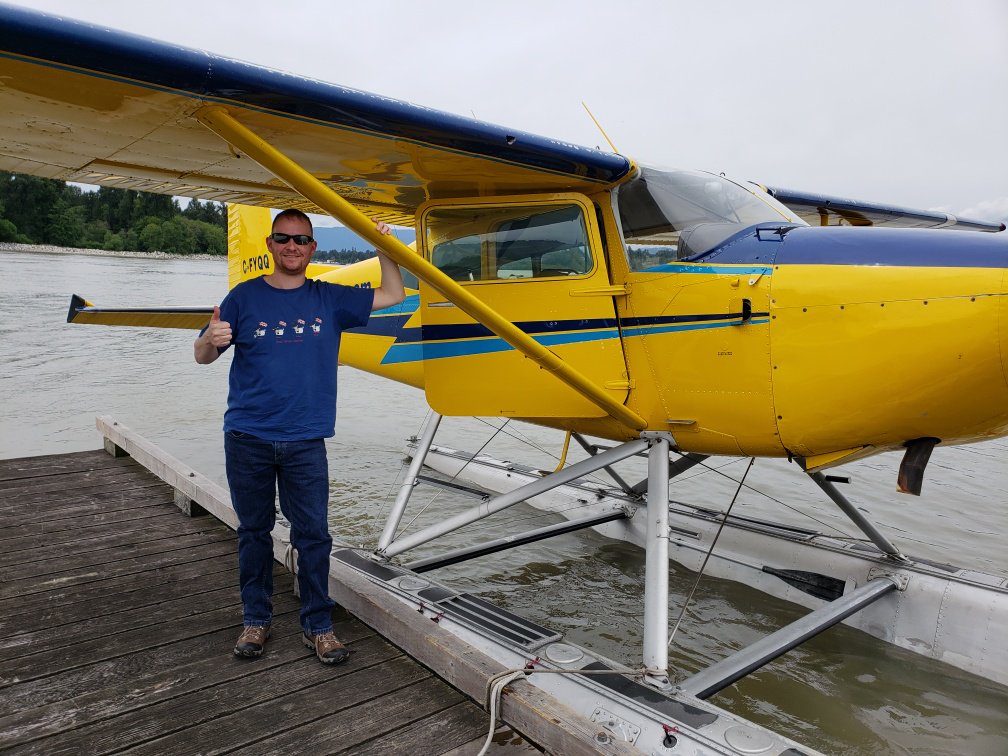 ftlangleyair's tweet photo. Congratulations to Ian Abbott on finishing his #floatplane rating!! Great job.
#FlytheFort #seaplane #Cessna180 #BC #floatplanetraining #pilotlife https://t.co/rAcgJfrRSR