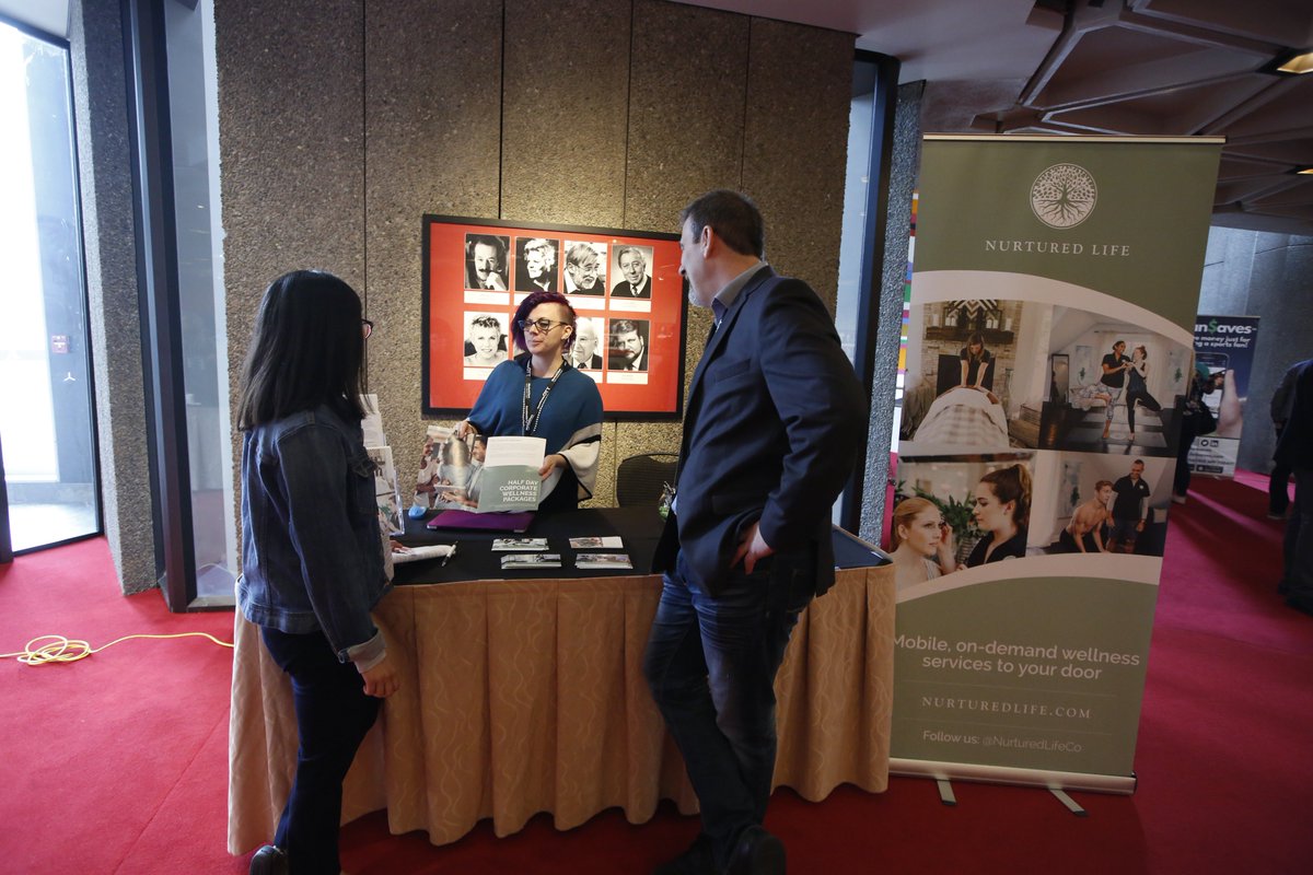 AccelerateOTT's tweet image. .@isadwatson confirmed that prioritizing your health and wellness is essential to success. The @nurturedlifeco crew knows all about that! Visit their table to find out how through their platform you can book a massage you can have at home! #AccelerateOTT #IOAccelerator