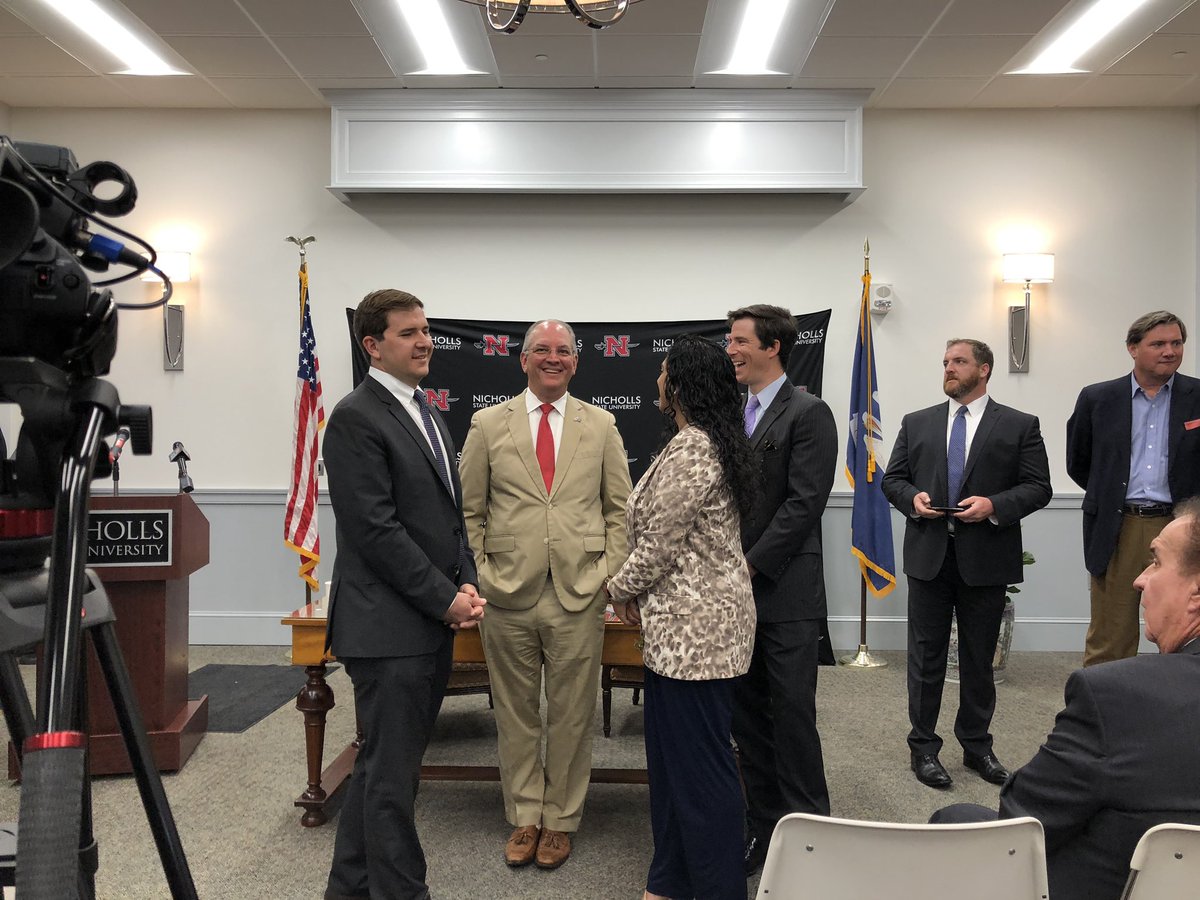 <a href="/LouisianaGov/">Gov. John Bel Edwards</a> about to sign ride sharing bill into law <a href="/NichollsState/">Nicholls State University</a>