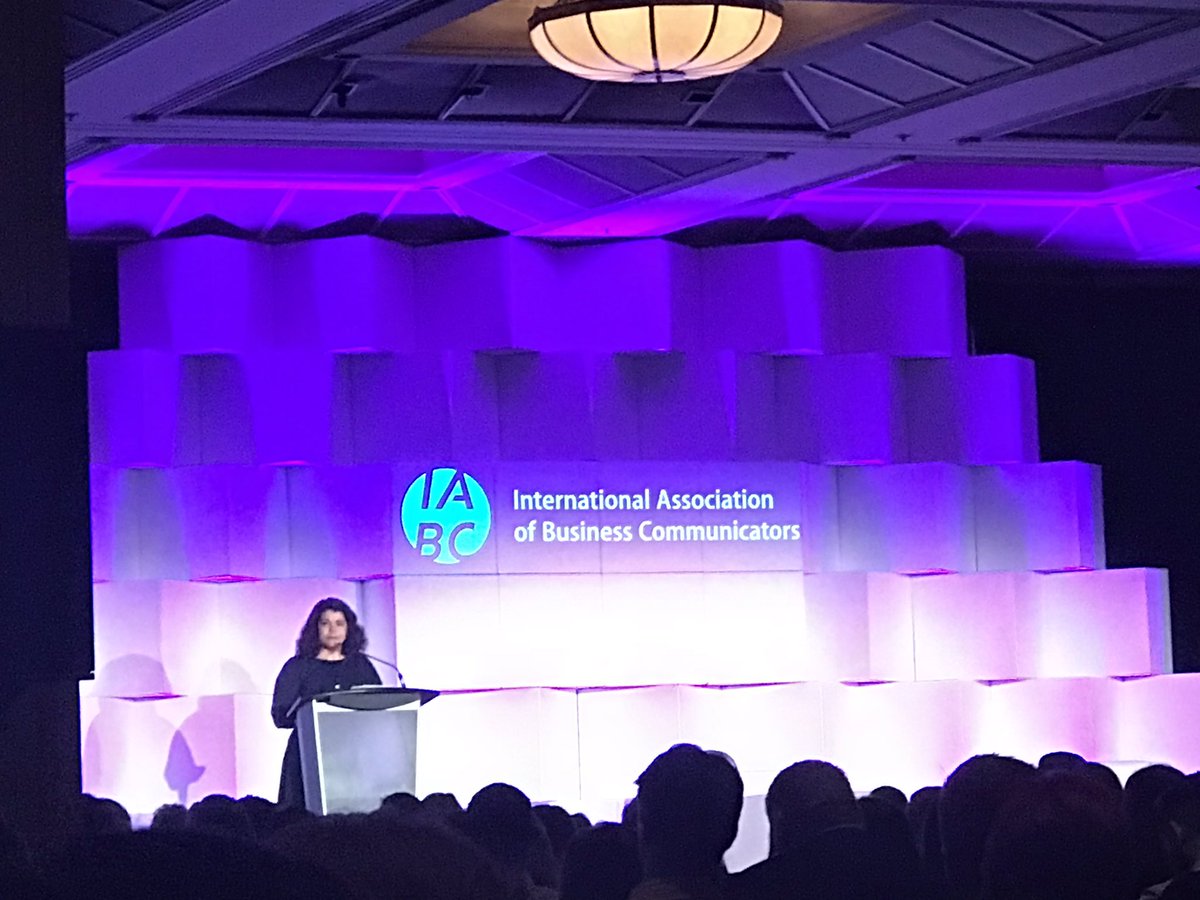 CommsManPat's tweet photo. Rediscovering the Lost Art of Conversation with @CelesteHeadlee #iabc19 #putdownyourphone #conversation https://t.co/WocdXdjED1