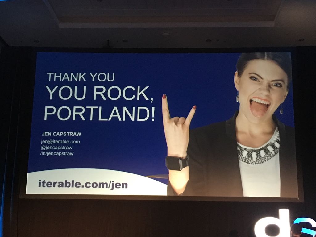 drumupio's tweet image. Great session on email marketing strategies at #dspdx with @jencapstraw