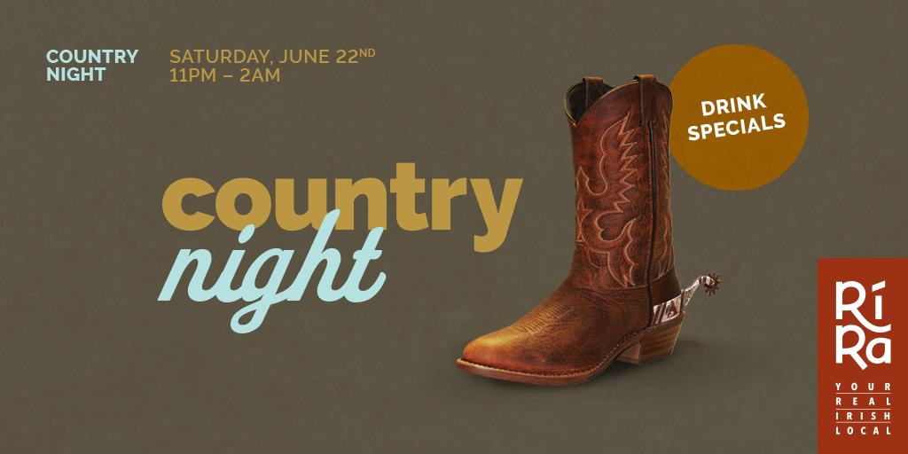 riracharlotte's tweet image. We're going #Country on June 22nd! #DJDirty will be mixing it up - Ladies get in free - and we'll have awesome drink specials all night long!
