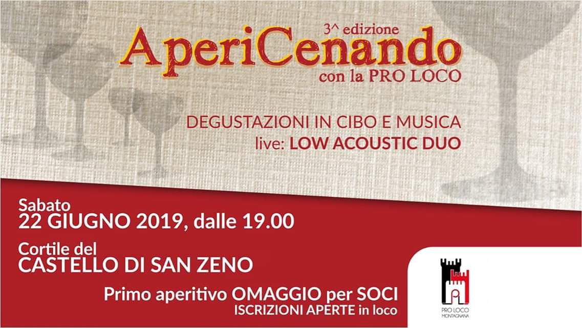 plmontagnana's tweet photo. Come promesso, ecco il primo evento dell'estate:
APERICENANDO 
📅sabato 22 giugno
🏰Cortile di Castel San Zeno
🎶Musica Live con i LOW (Federica Borin &amp; Nicola Poncina)
🍷Primo aperitivo OMAGGIO ai Soci
Condividete l'evento e Invitate tutti i vostri amici
https://t.co/KyRODxiZIy https://t.co/dC9cjnHmyG