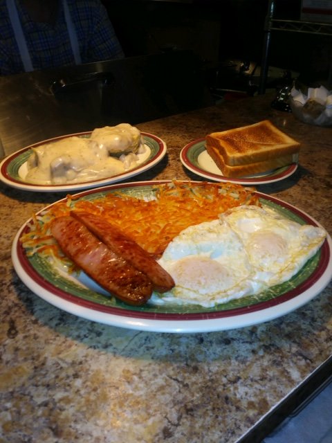 Try something a bit different, like our Polish sausage and eggs.