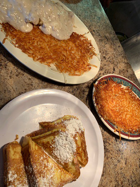 Get your Saturday off to a satisfying  start with our French toast. It's sooo good!