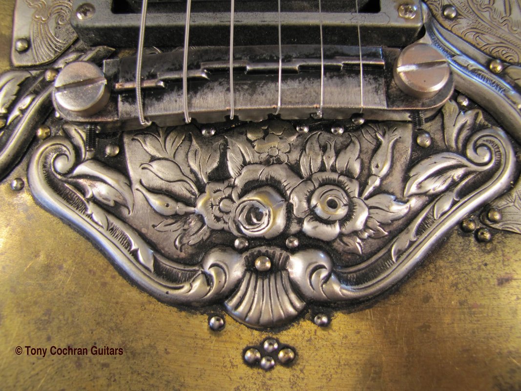 Party rolling! Which Tony Cochran #guitar has detail shown in the pic? Detail pics are on our website at TonyCochranGuitars.com. Special $$ for 1st person who guesses &amp; wants to take this beauty home. Reply guitar's name for special price.@ArtMakesCbus <a href="/GCAC_Cbus/">GCAC</a> <a href="/GuitarWorld/">Guitar World</a>
