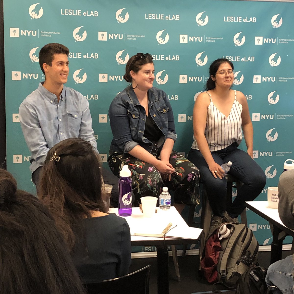 NYUEntrepreneur's tweet photo. NYU Summer Launchpad alumni showing the new kids how it’s done! #NYUSLP #NYUStartup #NYUEntrepreneur https://t.co/oKDQq3Ookh