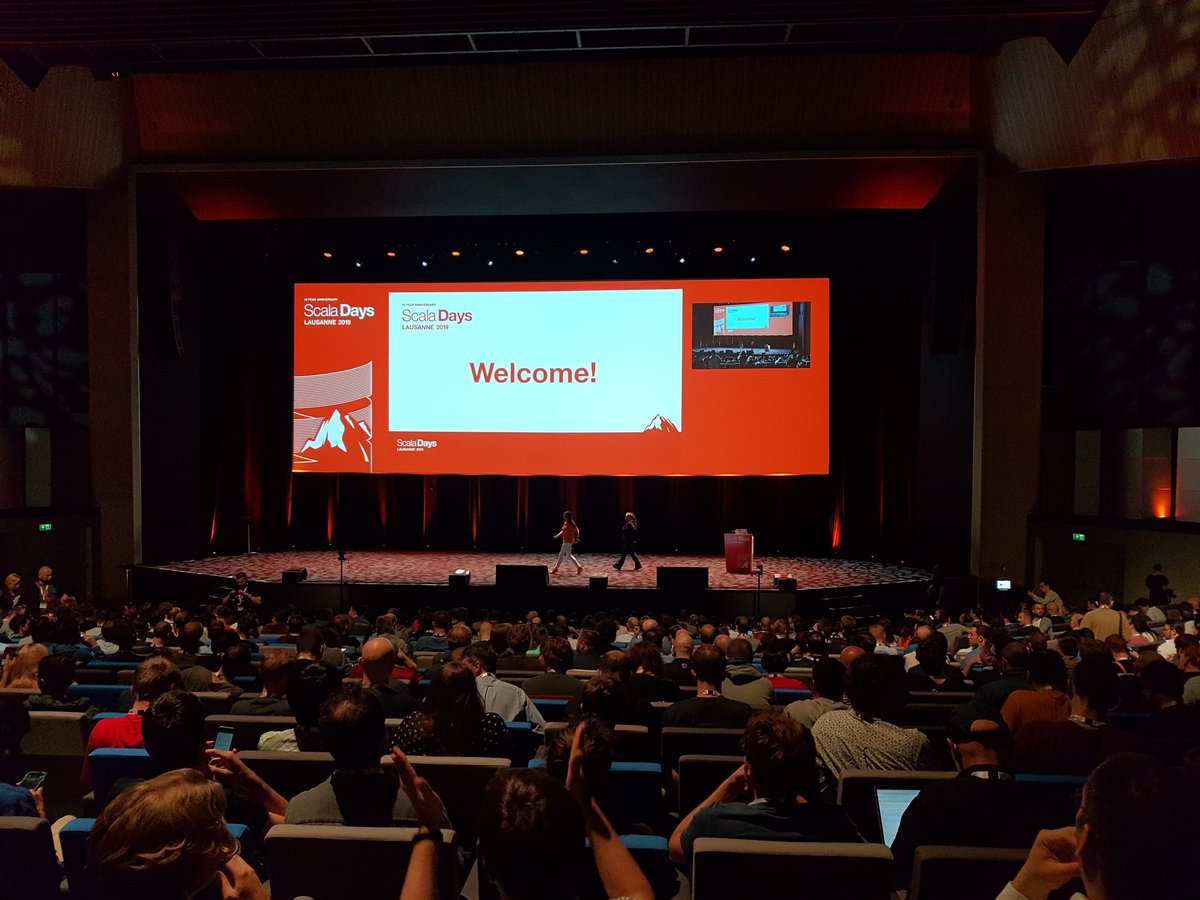 leventefall's tweet photo. Scala Days 2019 #ScalaDays https://t.co/mLkfQCjySf