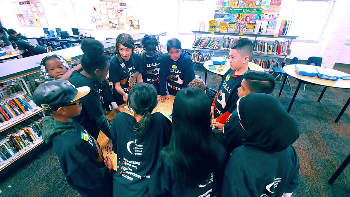EstherKimTDSB's tweet photo. Thank you #IDEALrobotics for this amazing opportunity!! You've opened up possibilities, dreams, imagination, hope, and passion for our Ss @tdsb_SMPS! @LOGICSAcademy @MoePerera @AnnikaPint @TDSB_Robotics @LC3_TDSB @tdsb @SMPSLLC #STEM #Robotics #Coding #studentcentered https://t.co/zJsBnDdKmD