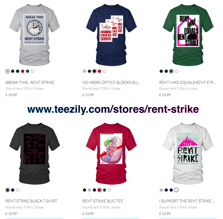 WE'VE SOLD OUT TO CAPITALISM...Well, not really, we're selling t shirts with some of the freshest #RENTSTRIKE designs to raise funds for our upcoming weekender!! 🔥✨ Check it out👇teezily.com/stores/rent-st…
