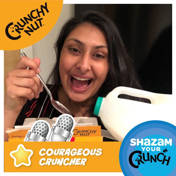 I’m a Courageous Cruncher! What type of Cruncher are you? Buy a pack to find out #CrunchyNutShazam