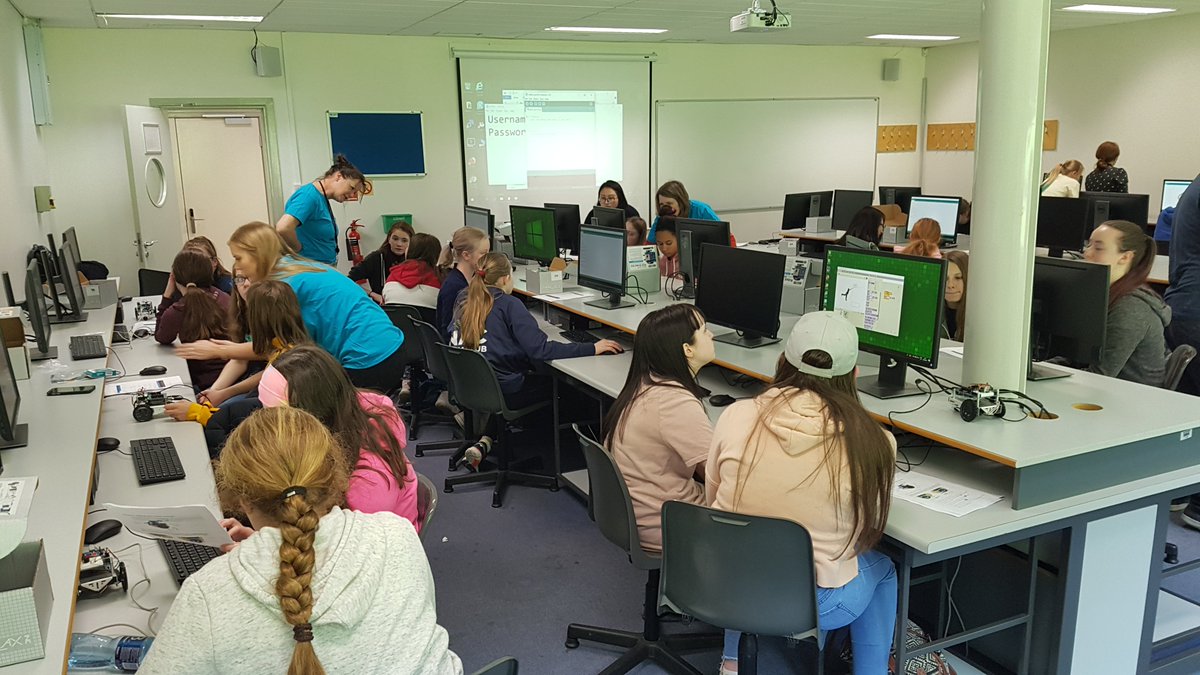 _HelenWilliams_'s tweet image. What a great group of girls! Enthusiastic, focused and lively participants in the #Coding4Girls summer camp yesterday at @TUDublin_BN with @Liberty_IT. With challenges including robotics, coding and AI, it's always an inspiration (and fun!) being involved in these events.
