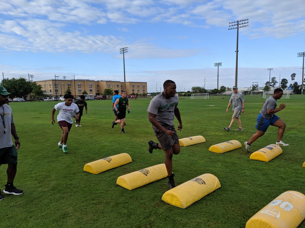 Always a great day being on the field at the #Valley.  Putting in the work and getting better every day
#RickyBobbyFast