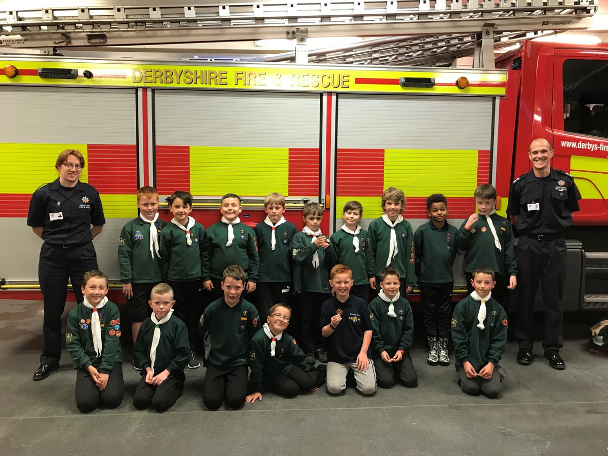 FireLongEaton's tweet photo. A great visit from @LEScouts Cubs tonight. They all worked hard to achieve a fire badge. Well Done! #LongEaton #LongEaton_Green #scouts @BearGrylls #firebadge #fire https://t.co/dBT6ISJV1Q