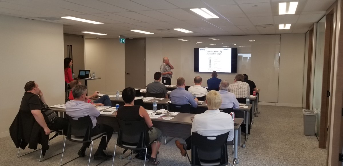 Our first lunch and learn in the new office in conjunction with Geolog talking CHAT , Bond and Noise Temp logging for abandonments.  Lots of great information for our clients! #Bonnettsenergy #deliverywellahead #borealeline