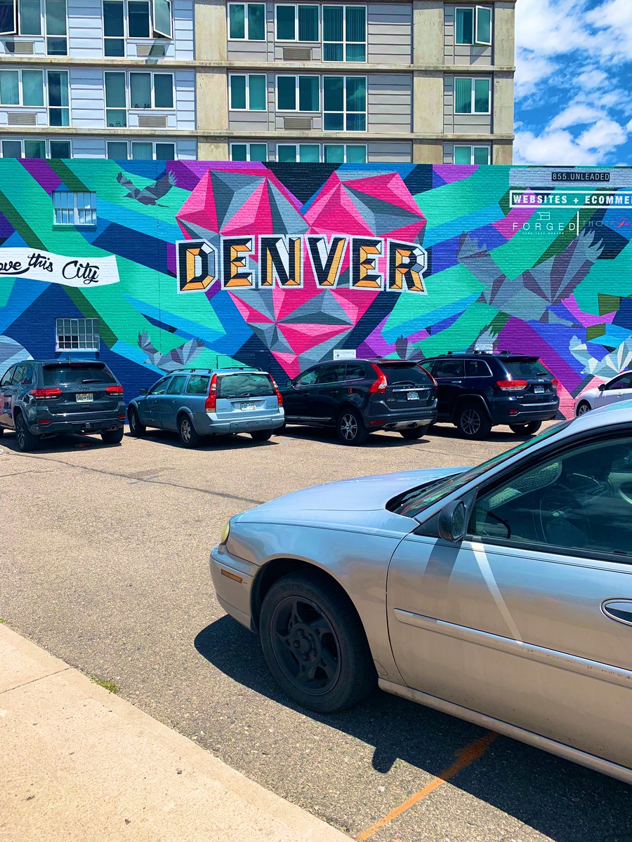 Shullbee1021's tweet photo. Day one in Denver ☑️ 
We did our own tour around the city and appreciated art and food https://t.co/WwZGIFa0n5