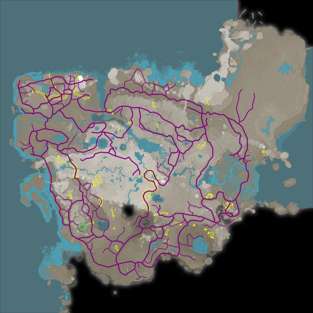 Satisfactory map