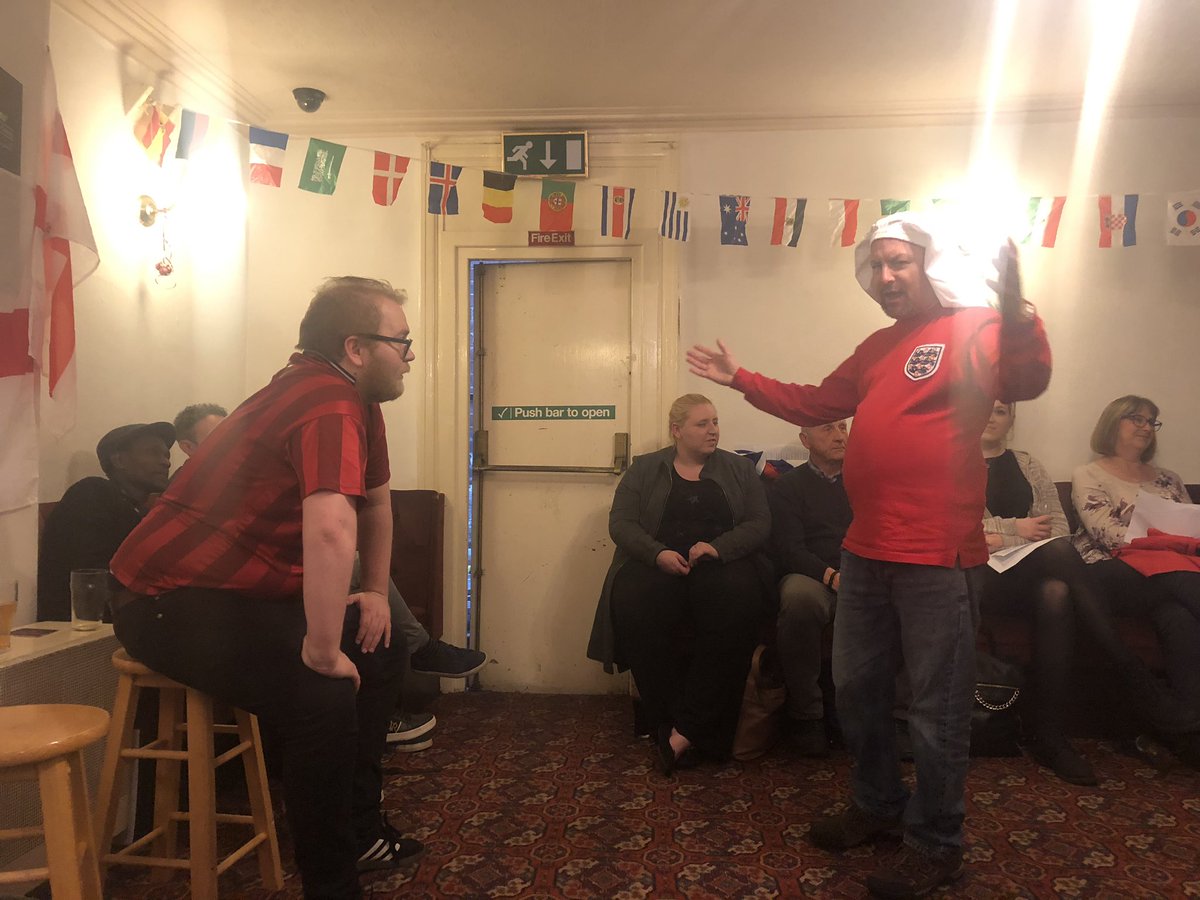 timb_89's tweet image. I have had myself an emotional roller-coaster of an evening with #Henry5 at the Harlequin in Sheffield. @BenjaminEWilson and his band of brothers doing their bit to bring football home #LoveTrain #ChantLikeIts2018Again