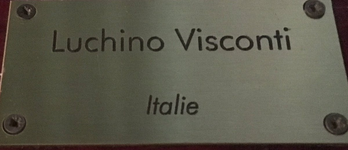  #LesCinéastesDuHangarRangée 7140 - LUCHINO VISCONTI2 novembre 1906 - 17 mars 1976(Italie)- Bellissima (51)- Senso (54)- Rocco et ses Frères (60)- Le Guépard (63)- Les Damnés (69)- Mort à Venise (71)- Ludwig ou le Crépuscule des Dieux (73)- Violence et Passion (74)