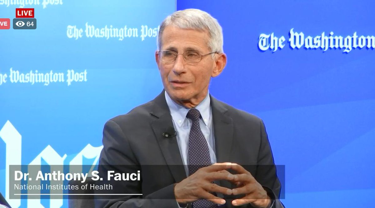 AniShakari's tweet photo. Good to see now Dr. Anthony Fauci @NIAIDNews as a guest of #WashingtonPostLive @postlive and #HIV / #AIDS as a part of the #postlive discussion on groundbreaking #innovations in #healthcare and #biomedical #research 
WATCH LIVE NOW: https://t.co/7ari8O4BA0 https://t.co/IzbhSrI4DP