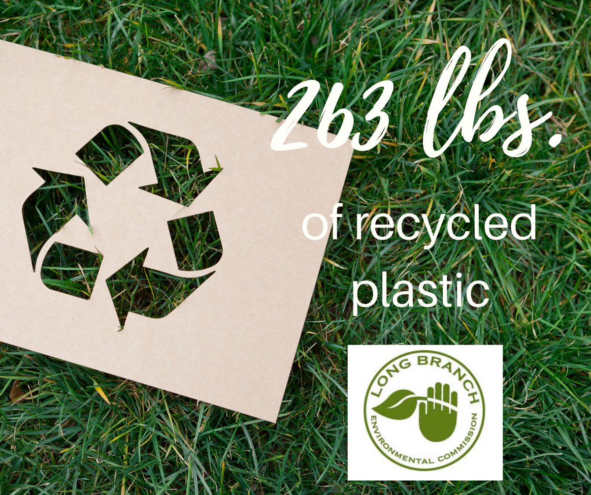 LongBranchEC's tweet image. 👏🏼Great job, Long Branch! We are more than halfway to hitting our goal with the Trex recycling program. Once we’ve reached 500lbs, Trex will recycle our plastic into a bench for the city! #LiveGreen #NJ #LongBranch #Recycle #LBEC
