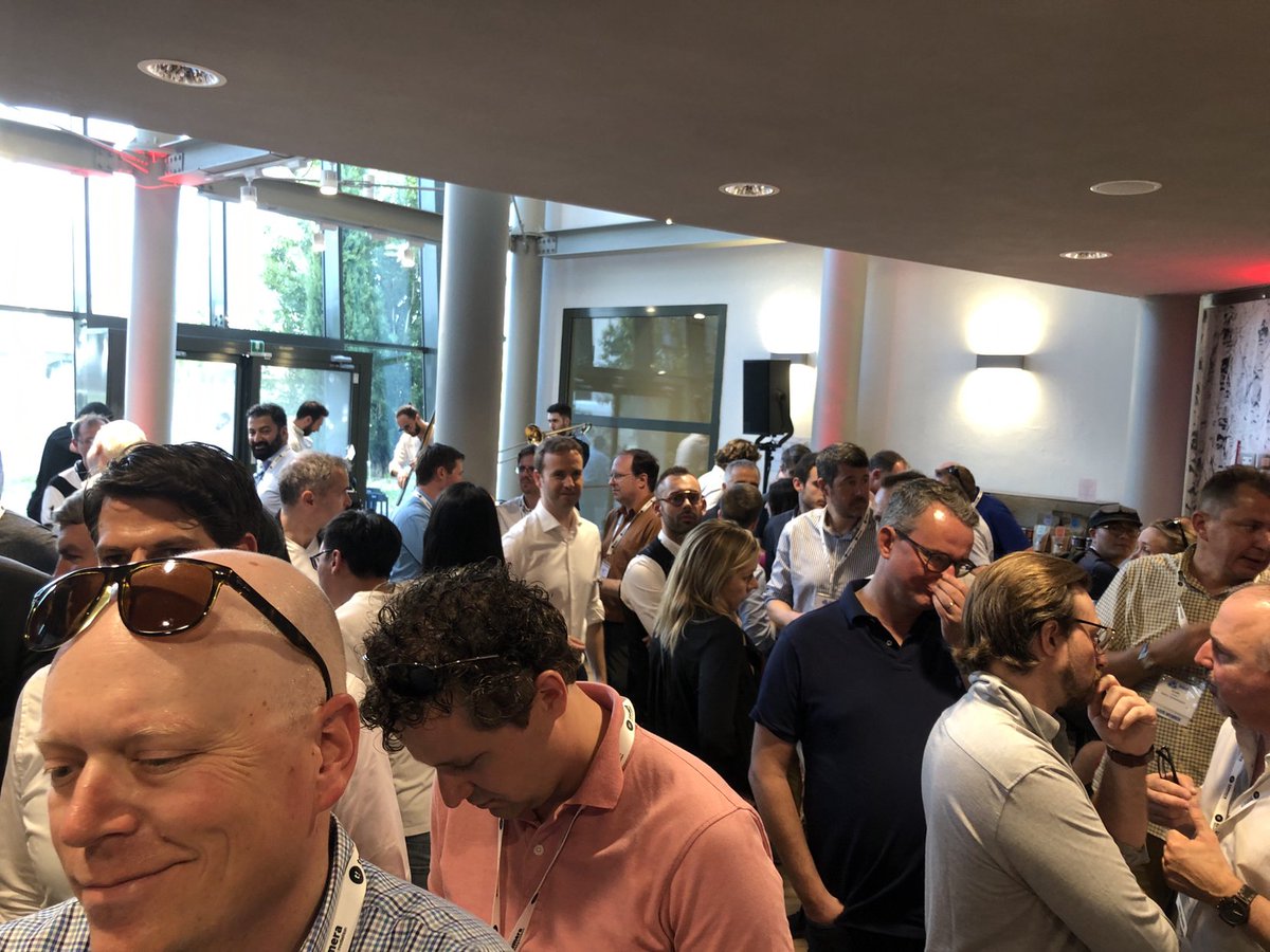 Impinj's tweet photo. Thank you to all the @RAINRFID Alliance members who attended dinner tonight! What a great way to wrap our first day of the 2019 Alliance Europe Meeting. And special shout out to #Temera for hosting us in their beautiful facility. https://t.co/D0a3UQNjlV