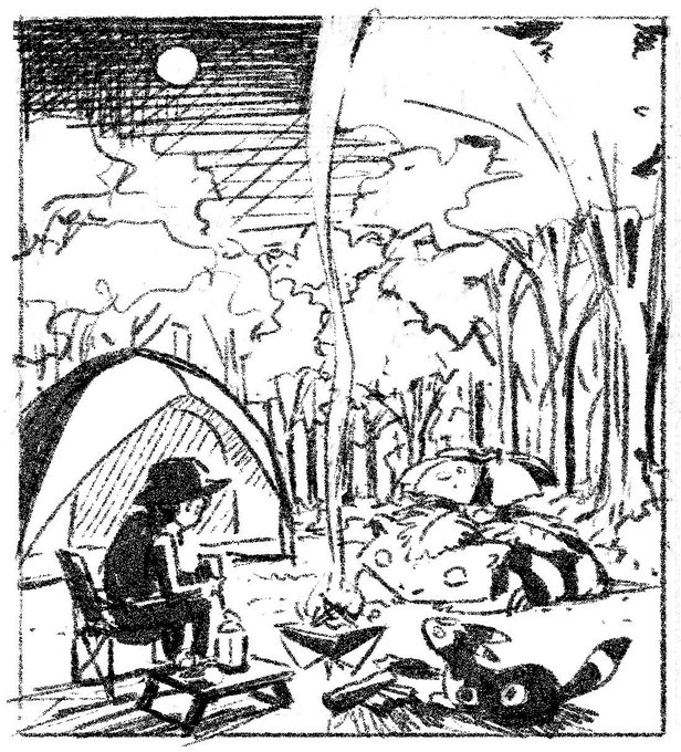 ファンイラストは考えることが少なくて楽です。
 #このタグを見た人はラフ画とその完成絵を見せる 