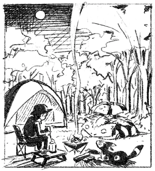 ファンイラストは考えることが少なくて楽です。
 #このタグを見た人はラフ画とその完成絵を見せる 